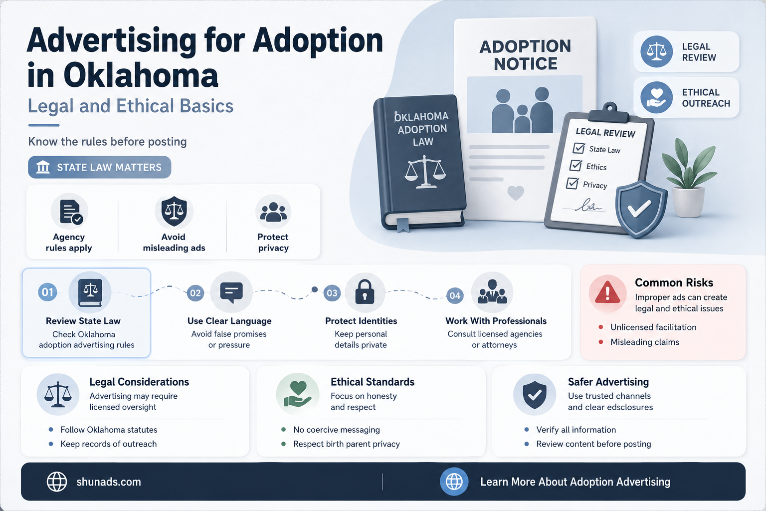 can people advertise for adoption in oklahoma
