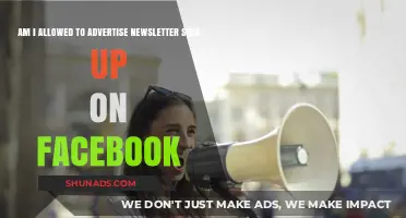 Can You Promote Newsletter Sign-Ups on Facebook? Rules Explained