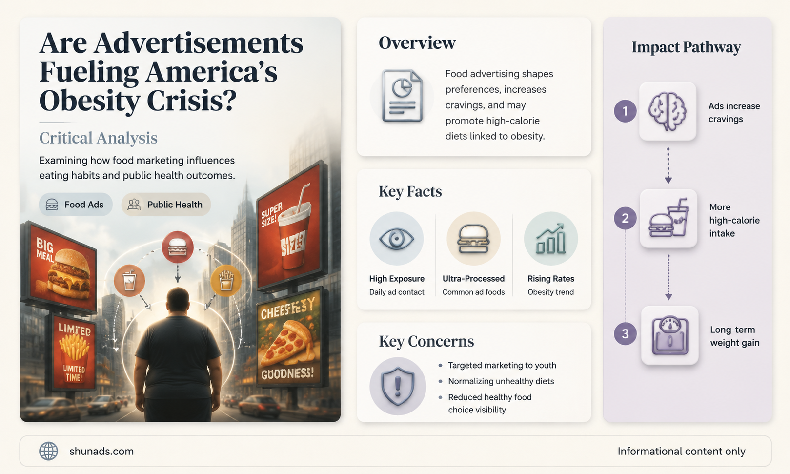 can we blame advertisements for obesity in the united states