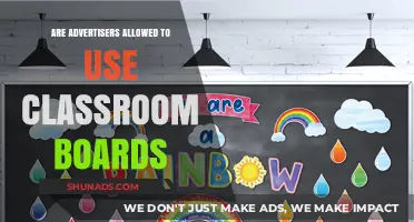 Are Advertisers Allowed to Use Classroom Boards? Legal Insights
