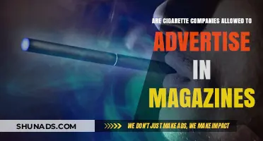 Can Cigarette Companies Legally Advertise in Magazines? Exploring the Rules