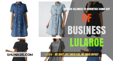 Can You Legally Advertise a LuLaRoe Going Out of Business Sale?