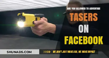 Can You Advertise Tasers on Facebook? Legal and Policy Insights