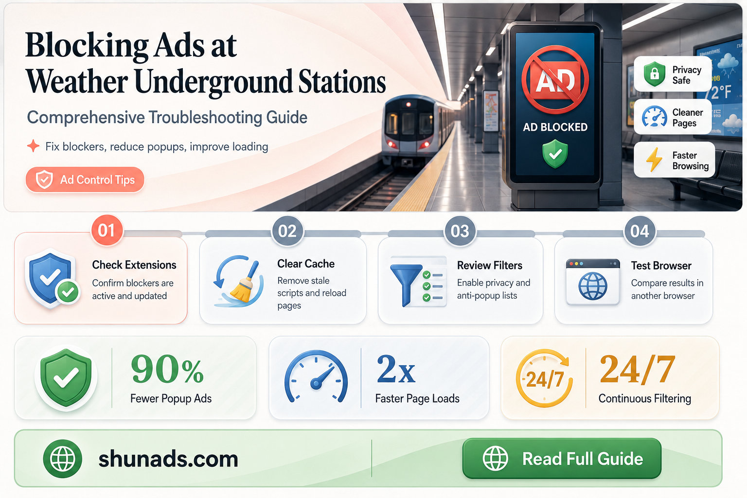can not see wunderground station advertisements blocking