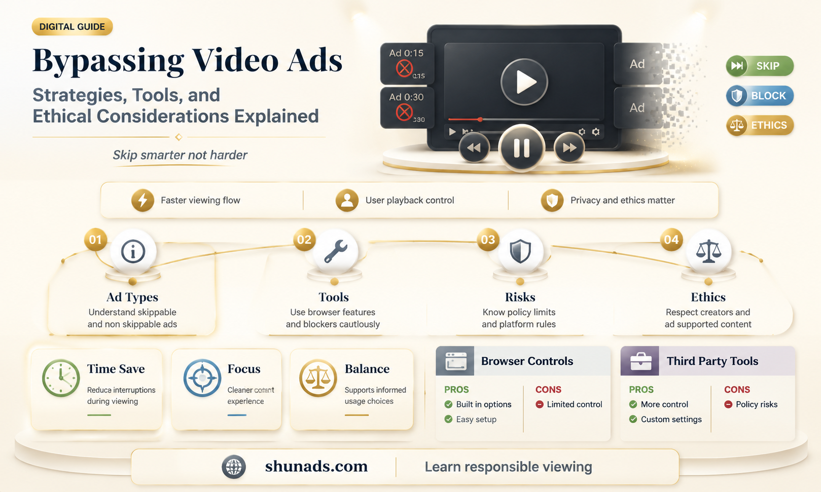 can video advertisements be bypassed