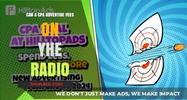 Can CPAs Advertise Their Fees on the Radio?