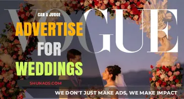 Can Judges Advertise for Weddings: Legal Ethics Unveiled