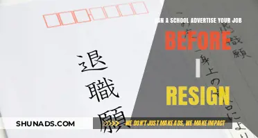 Should Your School Advertise Your Job Before You Resign?