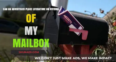Can Advertisers Legally Place Literature on the Outside of My Mailbox?