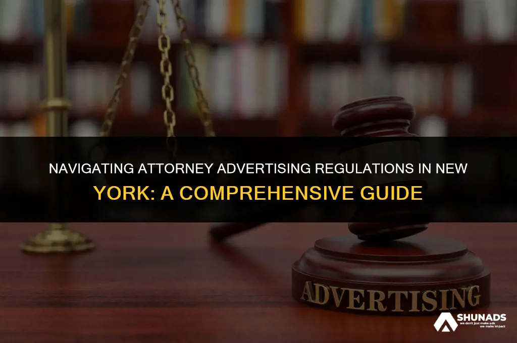 can attorney advertising in new york