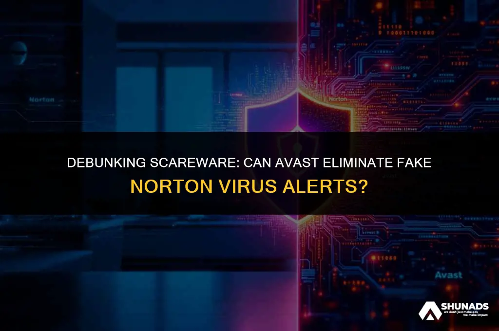 can avast remove fake virus norton advertising