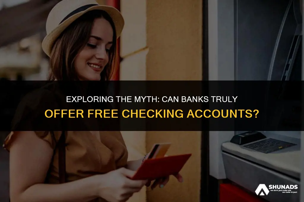 can banks advertise free checking