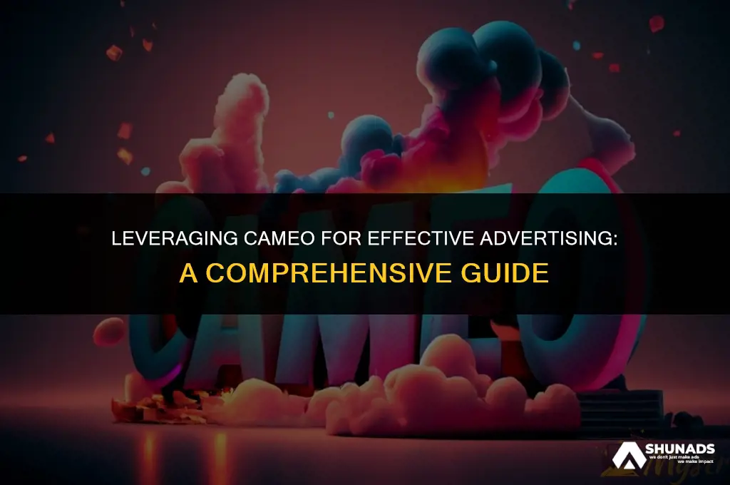 can cameo be used for advertising