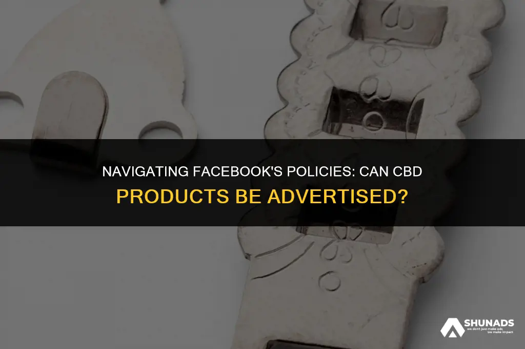 can cbd be advertised on facebook