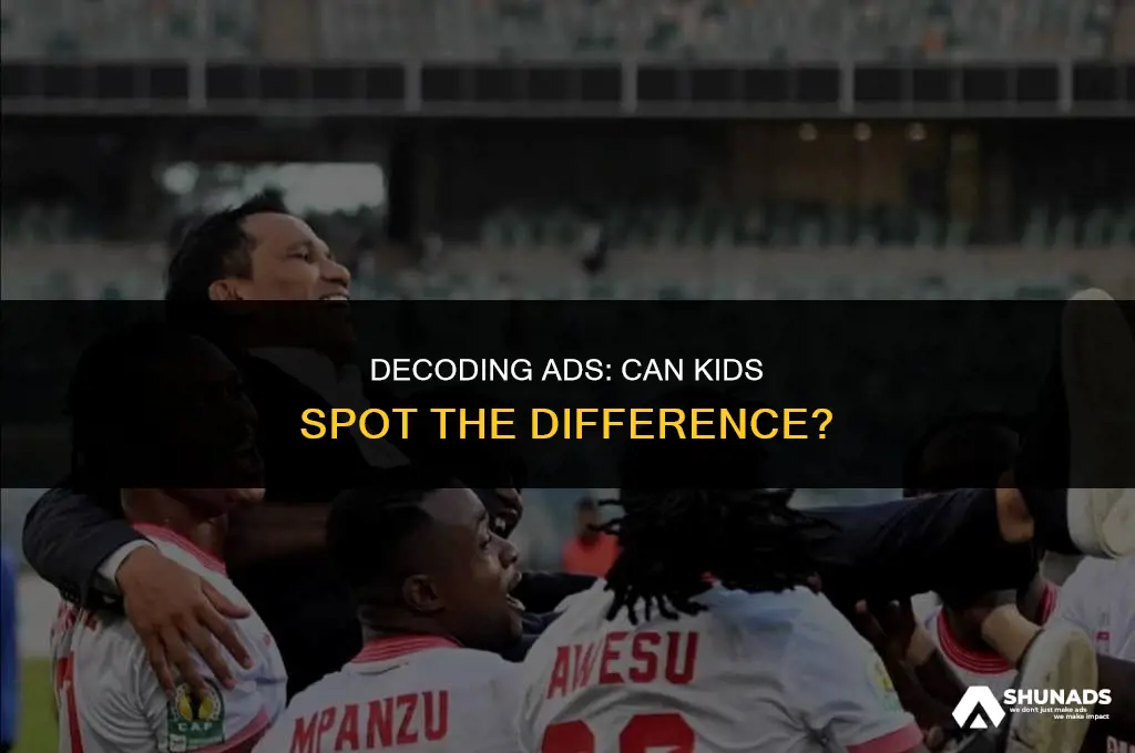 can children tell what advertisement is