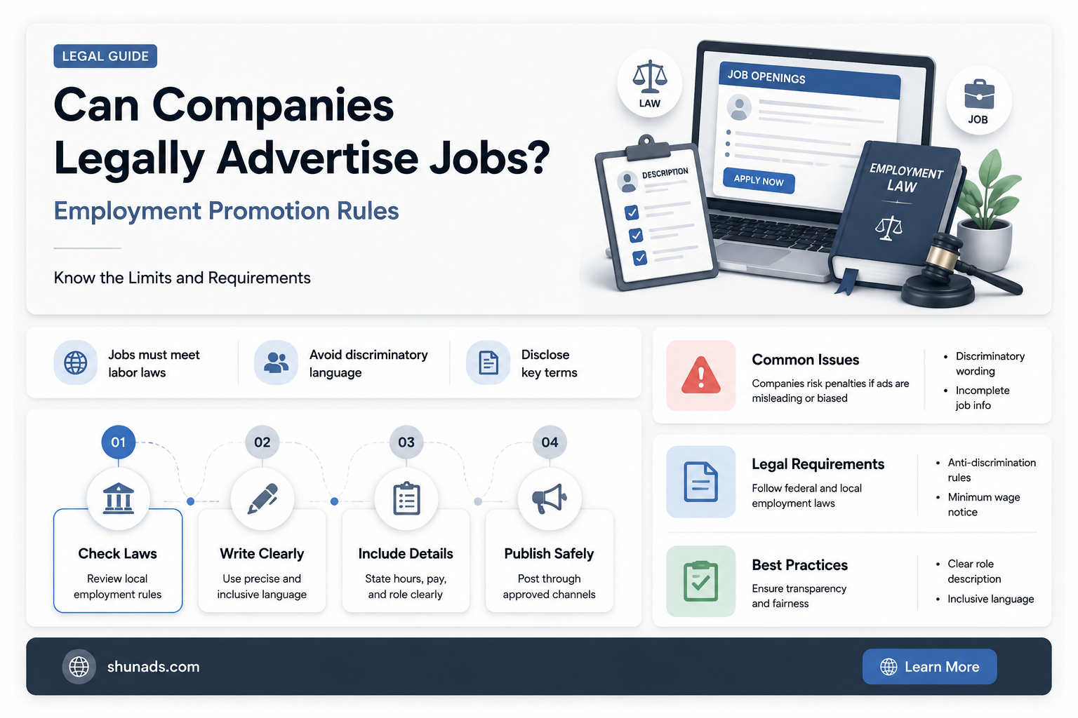 can my company advertise my job