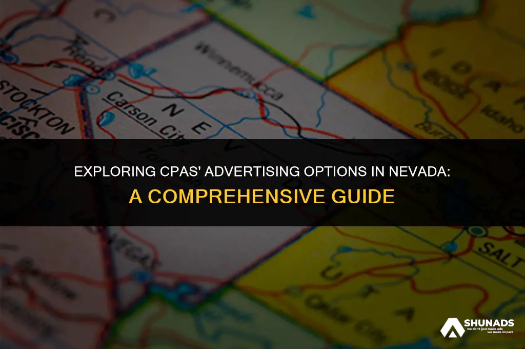 can cpas advertise in nevada