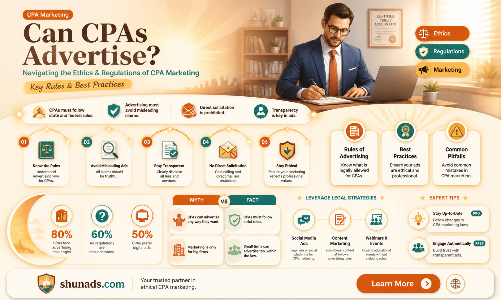 can a cpa advertise