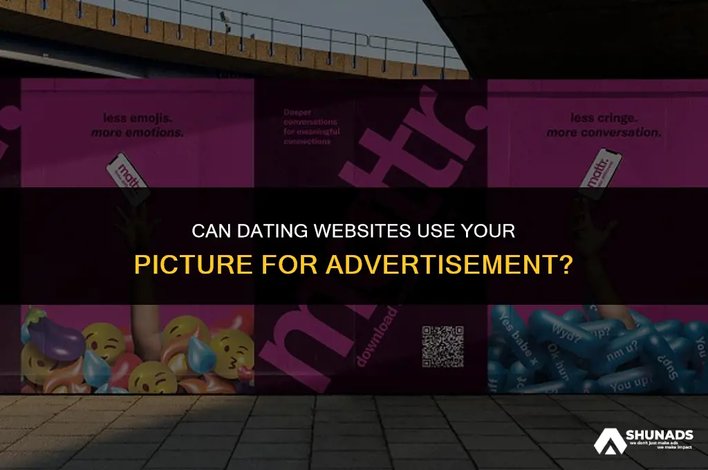 can dating websites use your picture advertisement