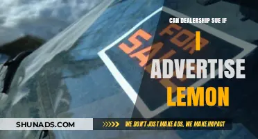 Lemon Law Loophole: Can Dealerships Sue for Advertising Defects?