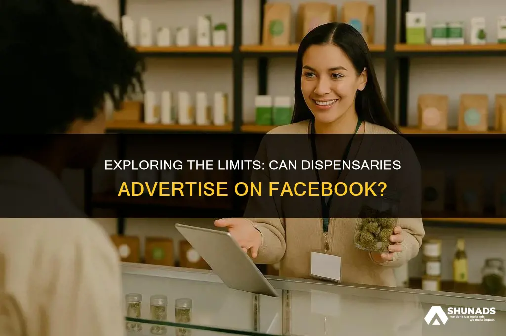 can dispensaries advertise on facebook