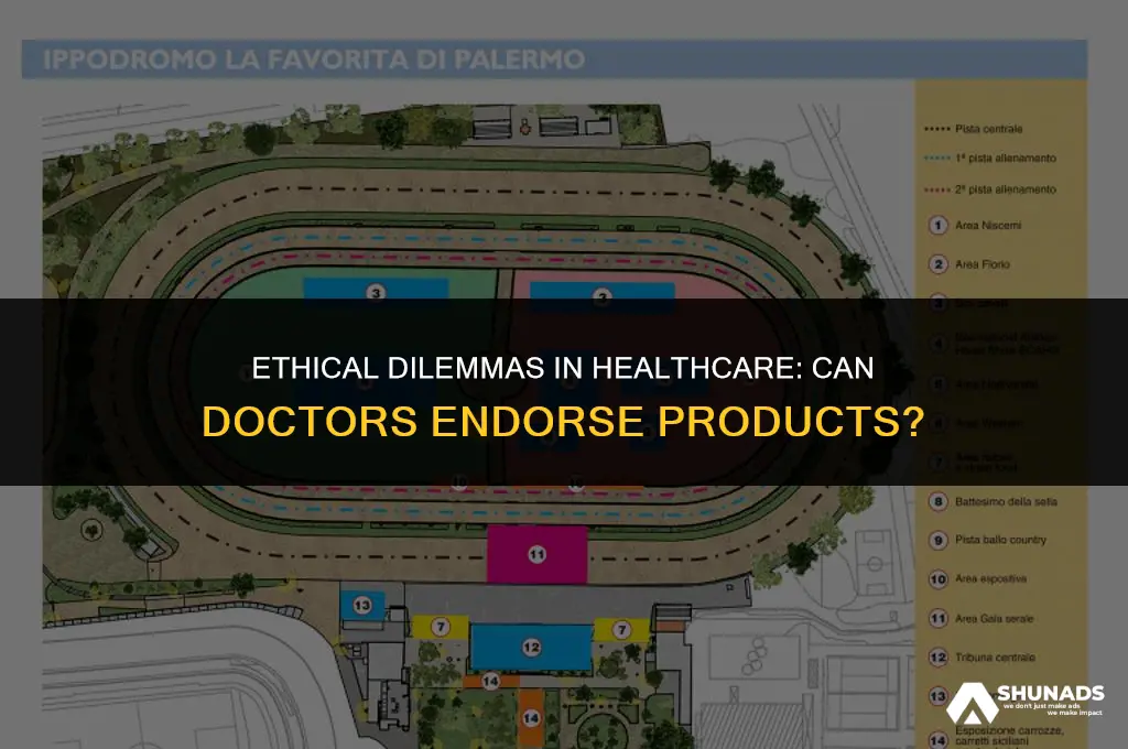 can doctors advertise products