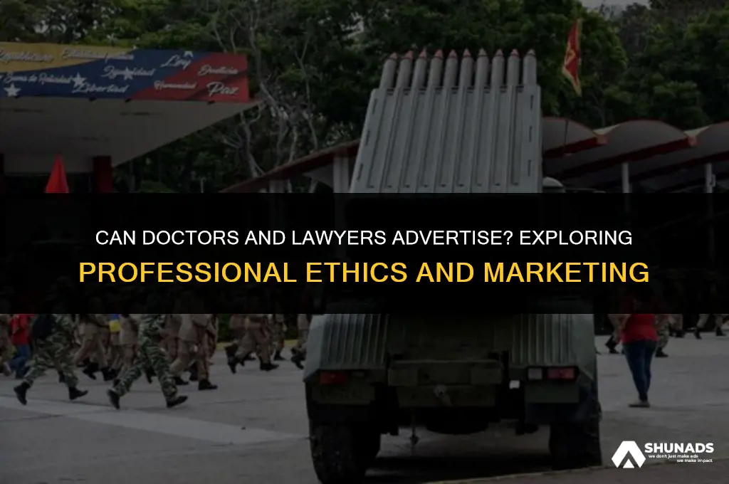 can doctors and lawyers advertise