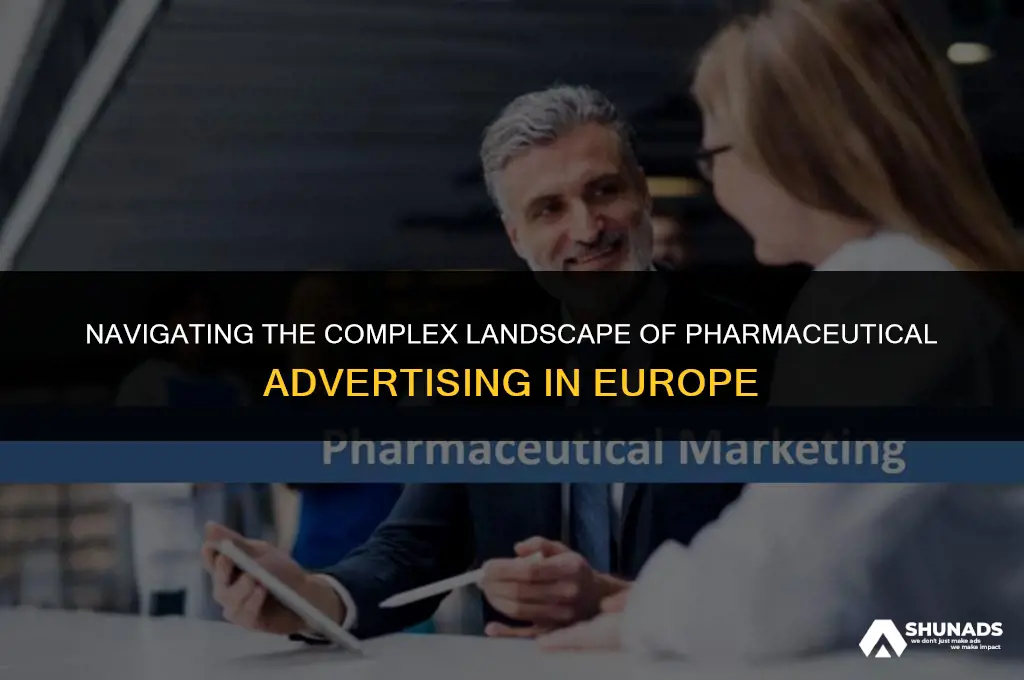 can drug companies advertise in europe