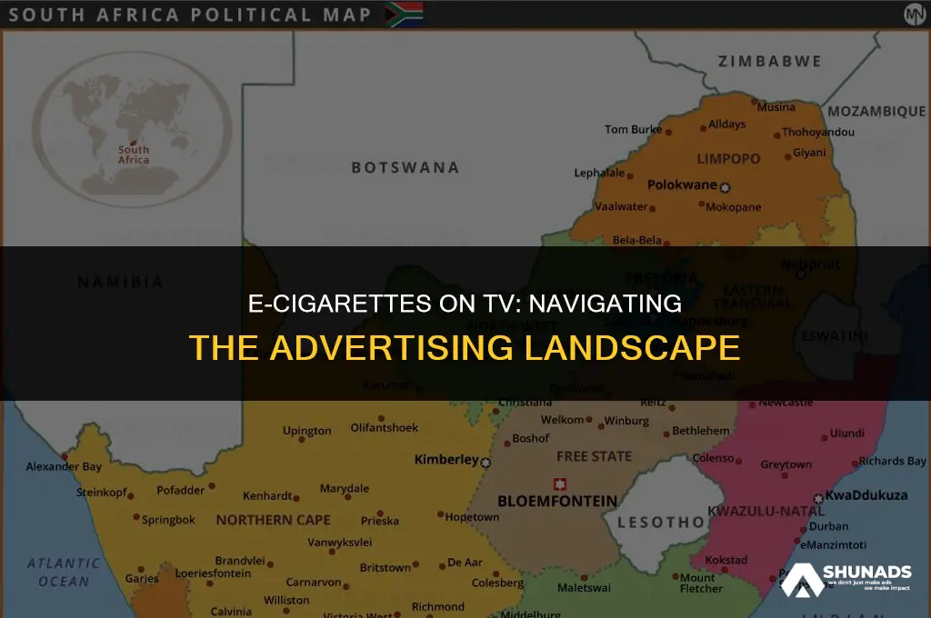 can e cigarettes be advertised on tv