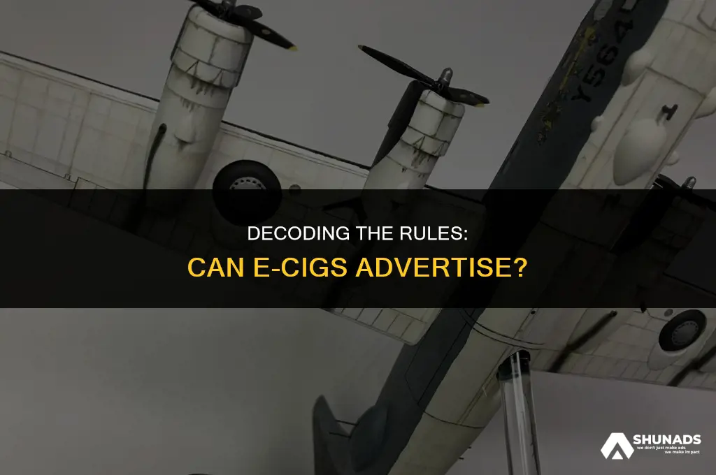 can e cigs advertise