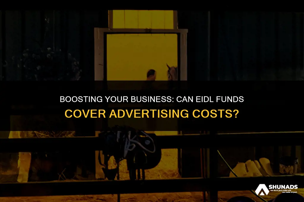 can eidl be used for advertising