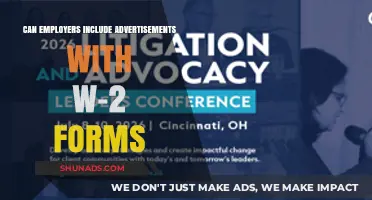 Exploring the Legality of Including Advertisements with W-2 Forms
