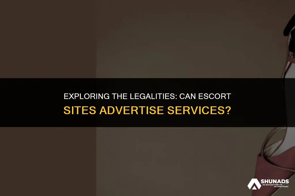 can escort sites advertise services
