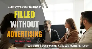 Exploring the Possibility of Filling Excepted Service Positions Without Advertising
