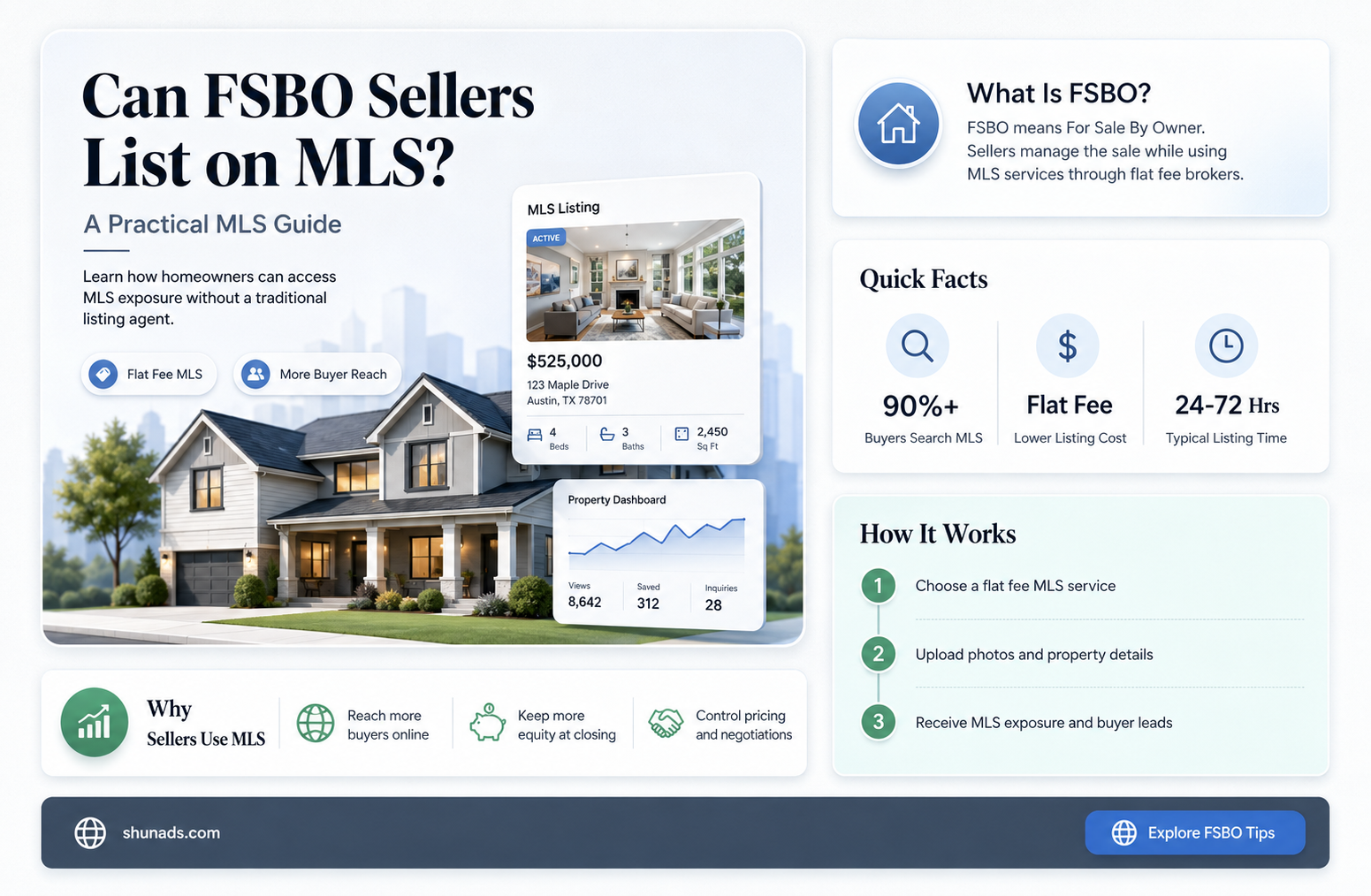 can sell by owner advertise on mls