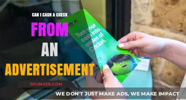 Can You Cash Checks from Advertisements? What You Need to Know