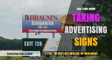 Can You Legally Remove Unwanted Advertising Signs? A Complete Guide