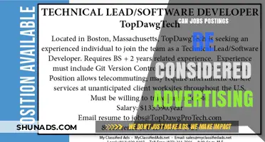 Are Job Postings Ads? Exploring the Advertising Nature of Recruitment