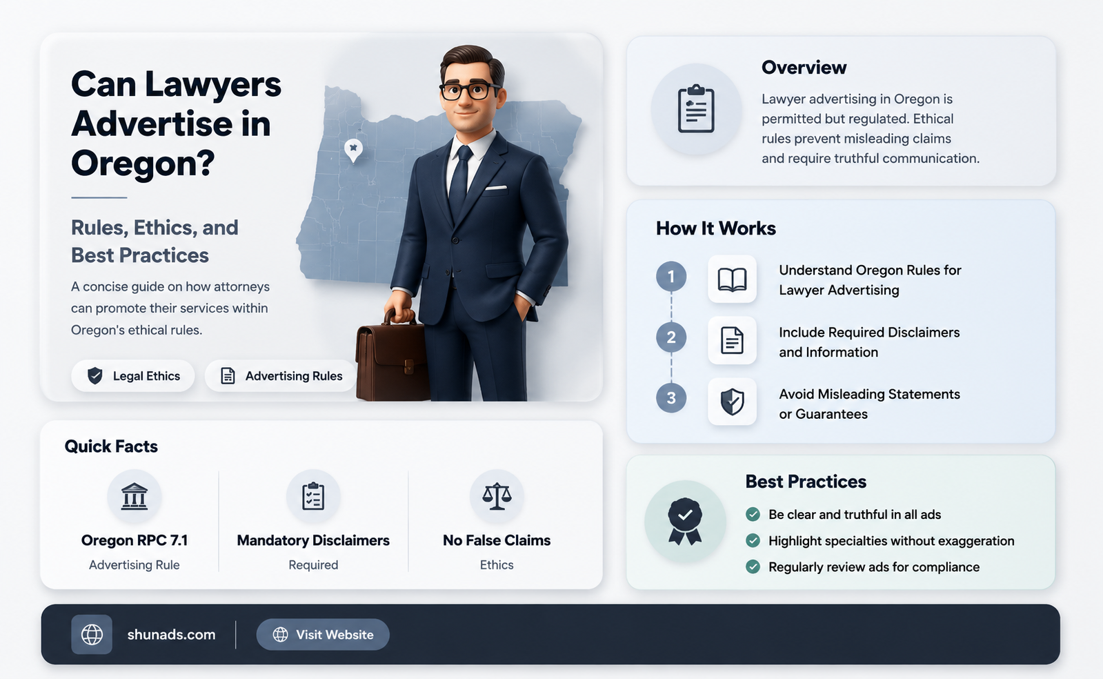 can lawyer advertise in oregon