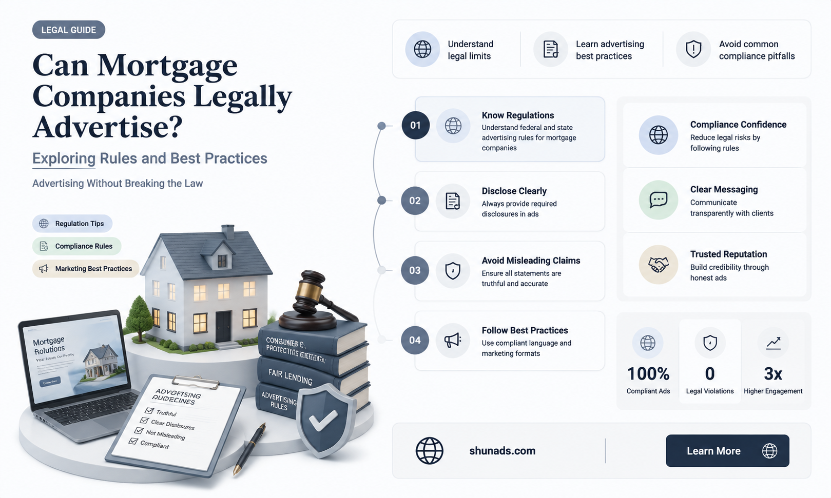 can mortgage companies advertise