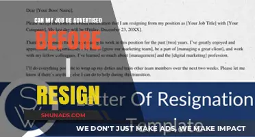 Can Employers Advertise Your Job Before You Resign? Key Insights