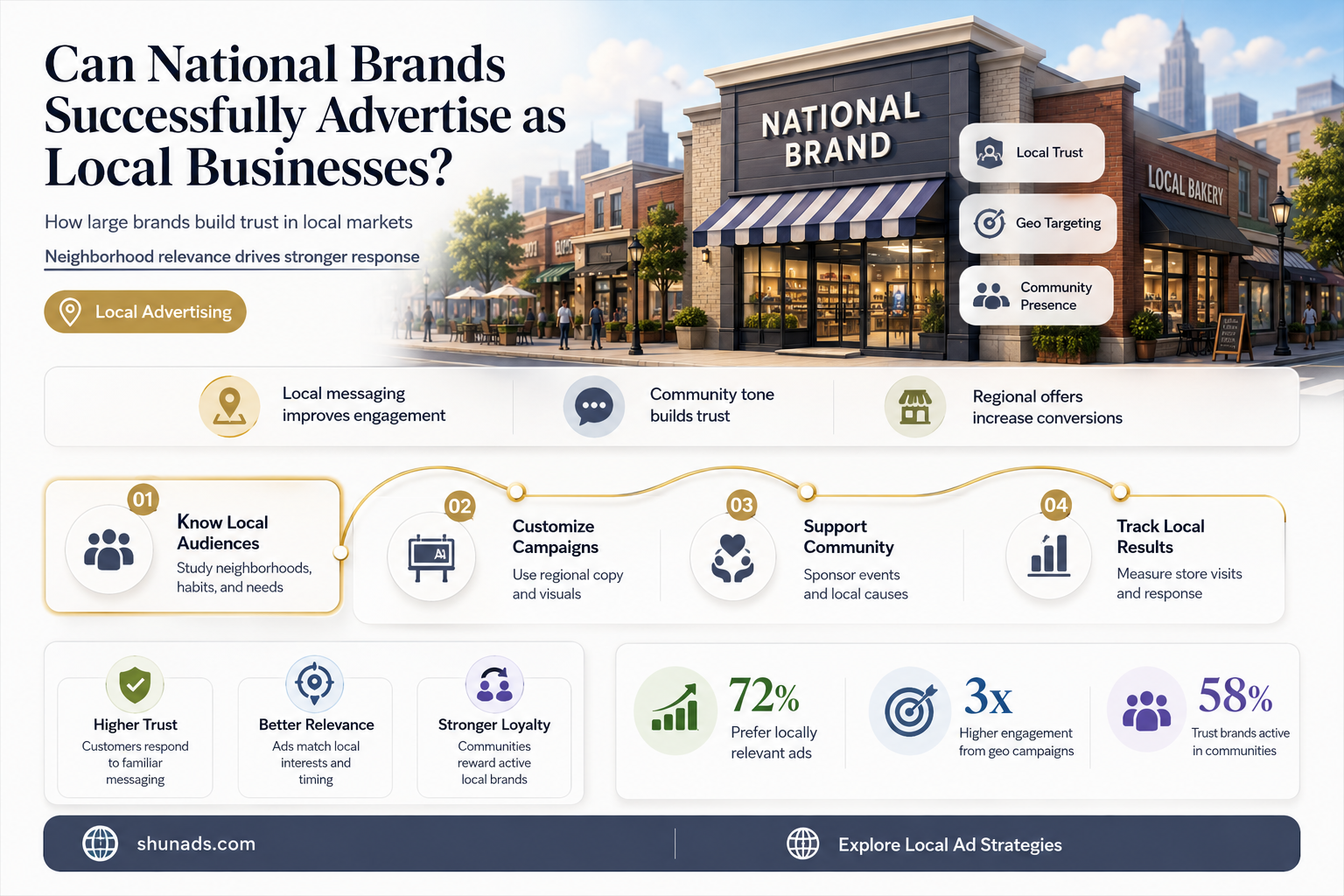 can national companies advertise as local business