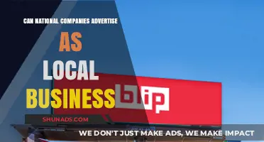 Can National Brands Successfully Advertise as Local Businesses?