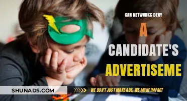 Can Networks Legally Deny a Candidate's Advertisement? Exploring Free Speech Limits