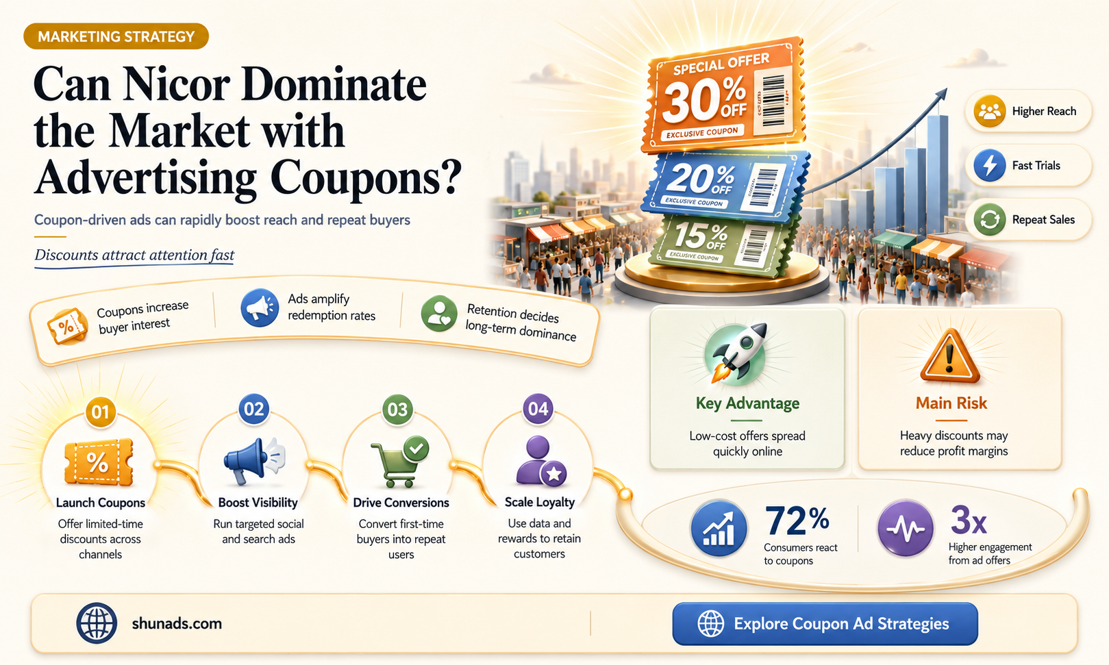can nicor control market on advertising coupons
