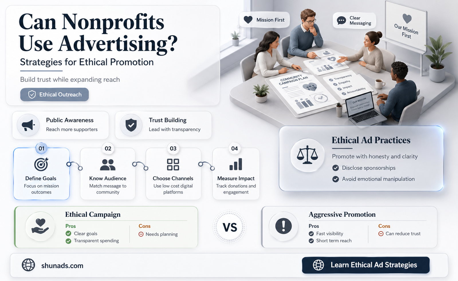 can non profits use advertising