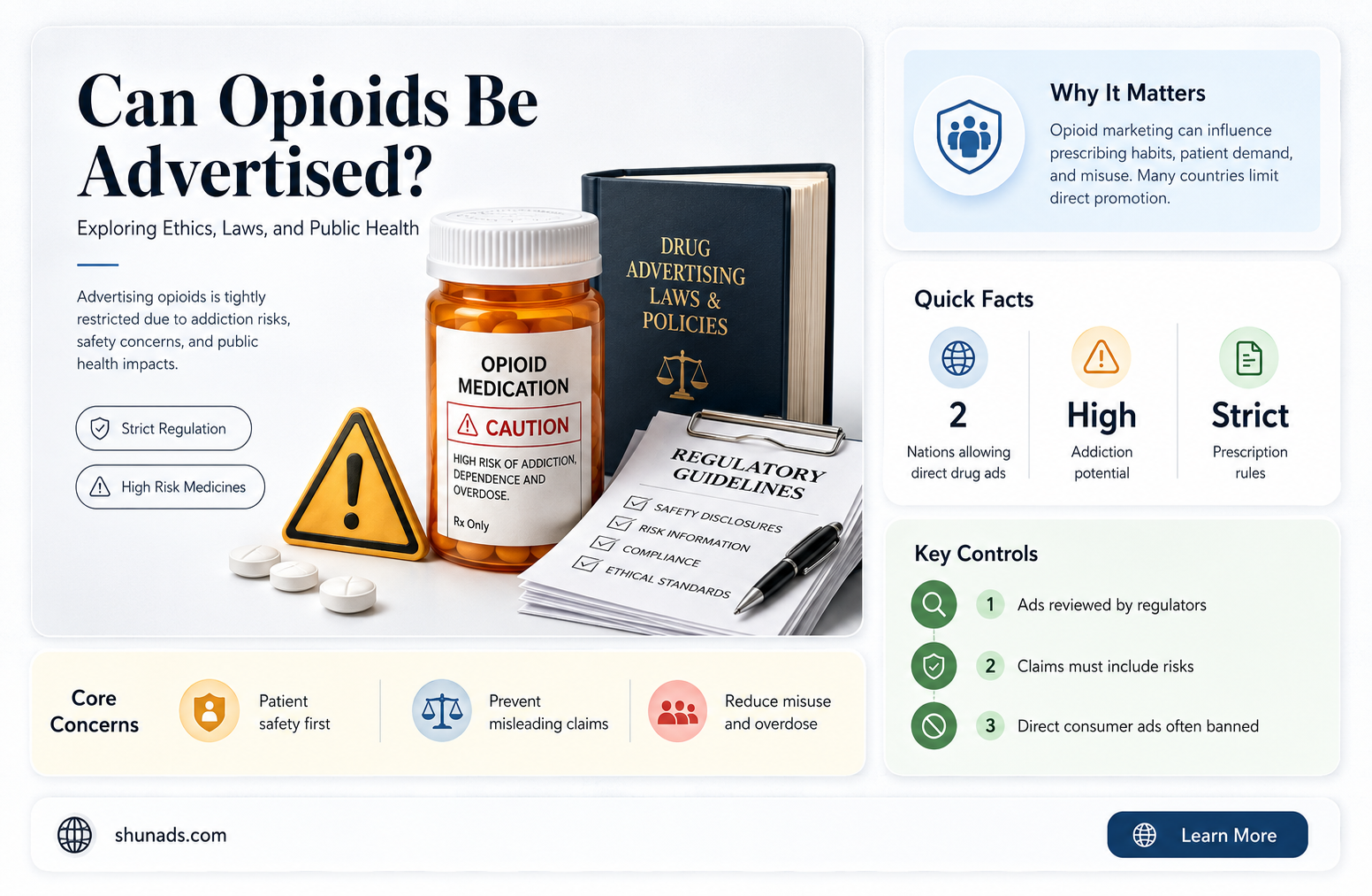 can opioids be advertised