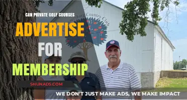 Can Private Golf Courses Advertise for Membership? Legal Insights