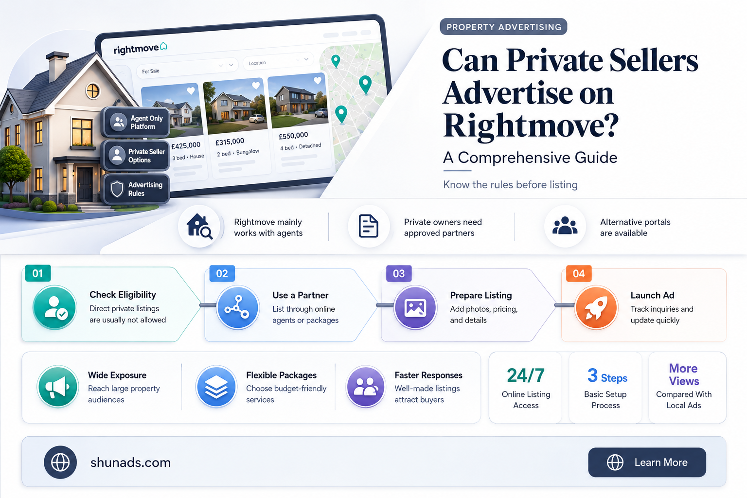 can private sellers advertise on rightmove