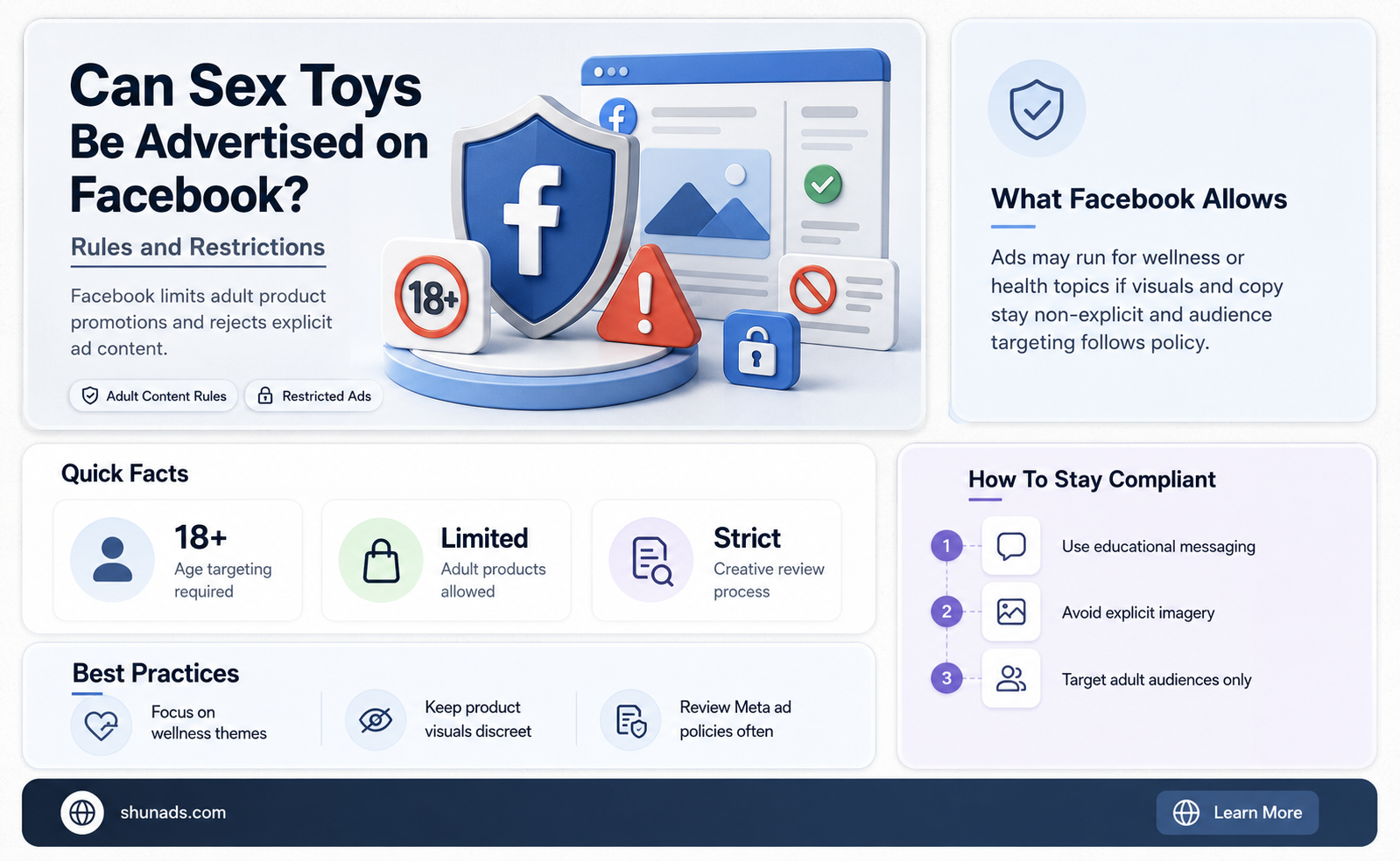 can sex toys be advertised on facebook